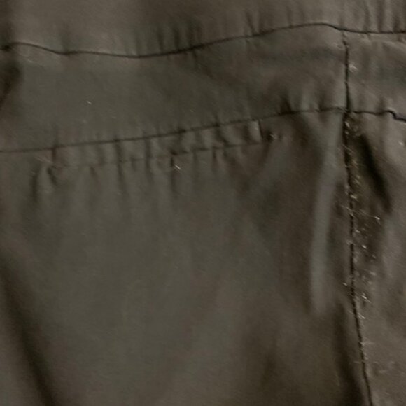 Apt 9 Black Size S Stretch Wide Waistband Straight Leg Ankle Pull on Pant - Picture 5 of 8